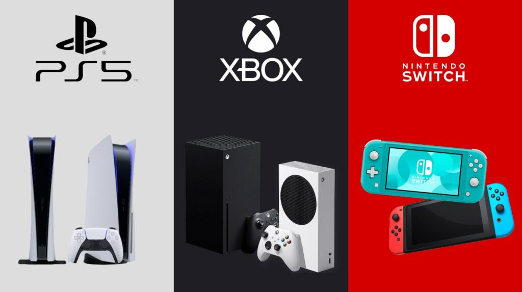 Latest Generation Consoles - Switch, PS5, XBox Series S/X