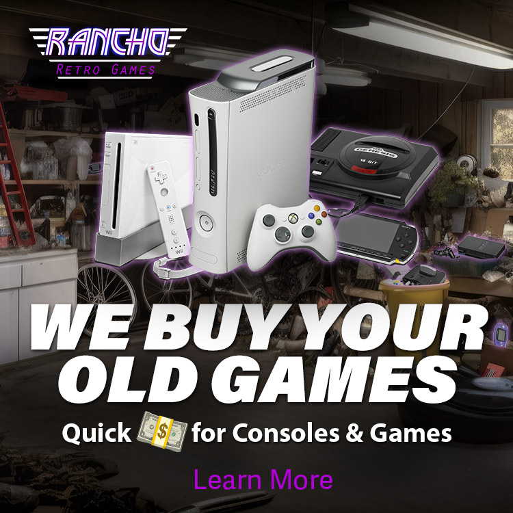 We Buy Your Old Games Banner